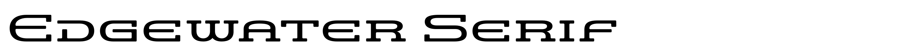 Edgewater Serif